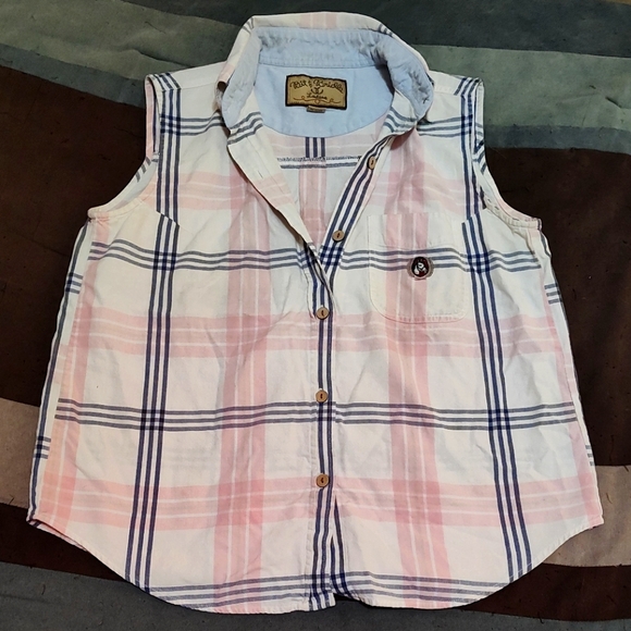 Bit & Bridle Tops - Vintage Bit & Bridle sleeveless western wear top size M
